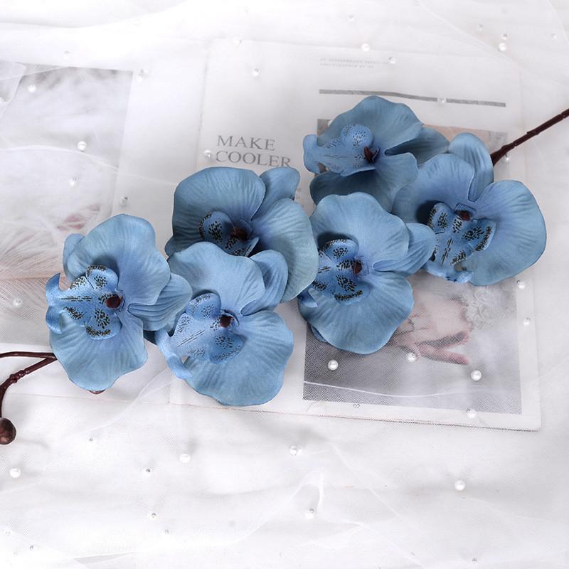 Phalaenopsis Simulation Multicolour Flower Bouquet  For Home And Decor Event