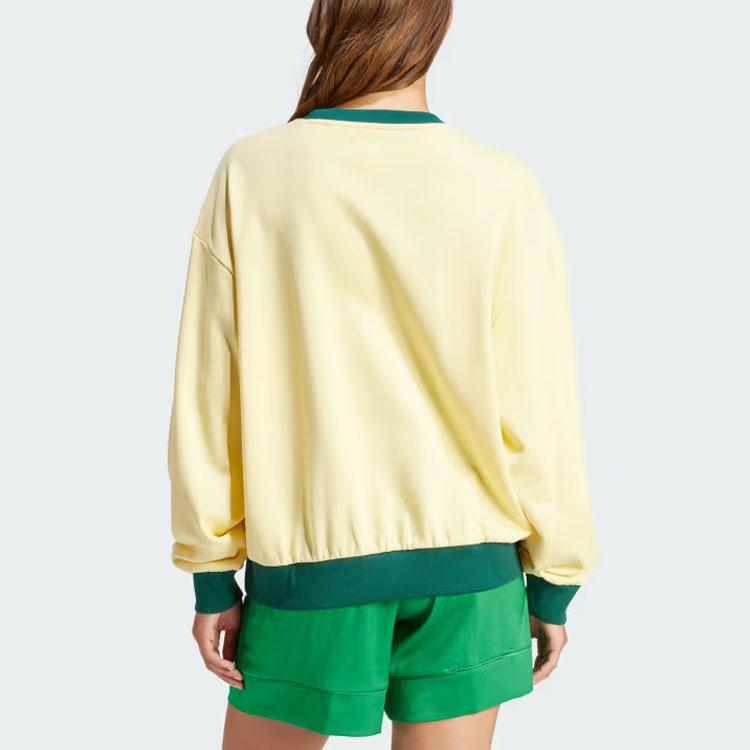 Adidas Originals Vrct Graphic Sweatshirt Women Sweatshirt Yellow IT9857
