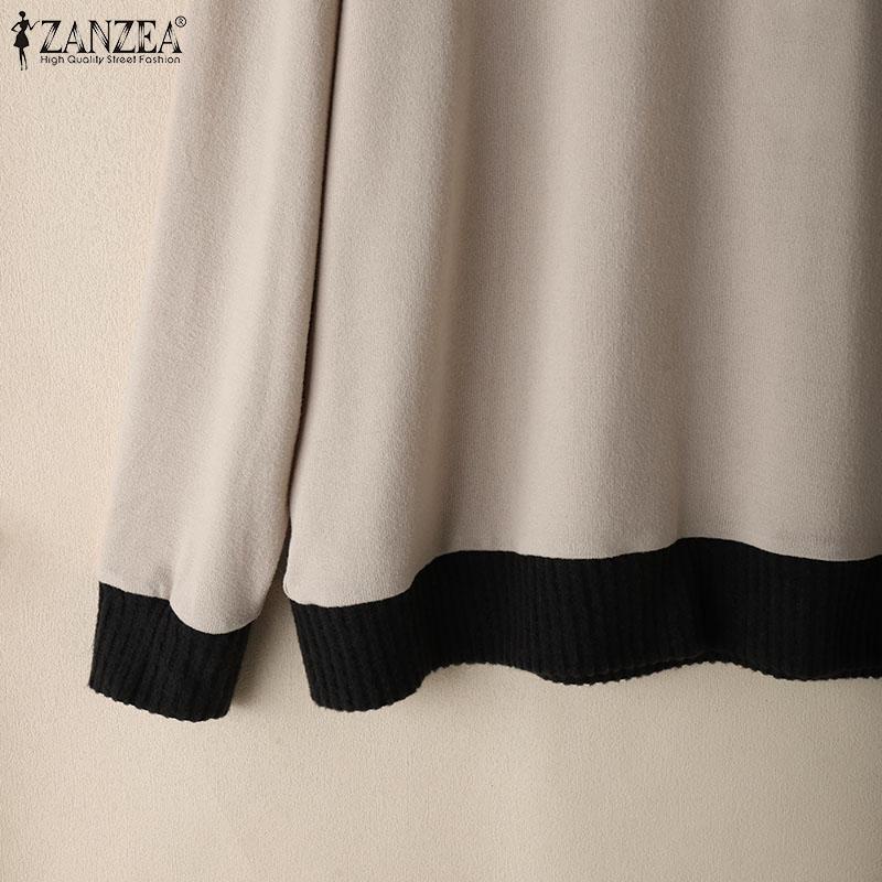 ZANZEA Women Long Sleeve Blouse and Pants Spring Casual Two Piece Sets