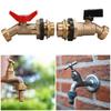 IBC Tote Tank Fittings 3/4'' Leakproof Brass Hose Valve Faucet for Ton Bucket Garden Hose Connection Garden Irrigation Outdoor