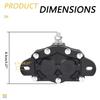 Winch Motor Reversing Solenoid 12V 6 Terminal DC Contactor Relay Switch Intermittent Duty Replaces 24450 214-1211A11 214-1211A11-06 Solenoid Switch