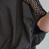 MAXZA Loose FiT ShorT Sleeve T shirT Mesh Color Block Zf08qb010na