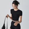 Women's Backless Yoga & Pilates Short-Sleeve Top