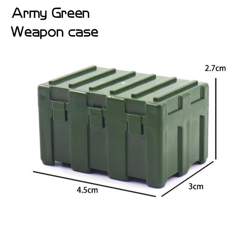 

Decool Military Scene Container Weapon Storage Box Building Blocks Figure Army Soldier MOC WW2 Bricks Toys For Children Boy Gift