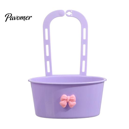 Kitchen Gadgets Storage Sink Filter Basket, Strainer, Hanging Drain Basket for Faucet, Dish Soap Holder No Drill Installation, Hole Design Washing