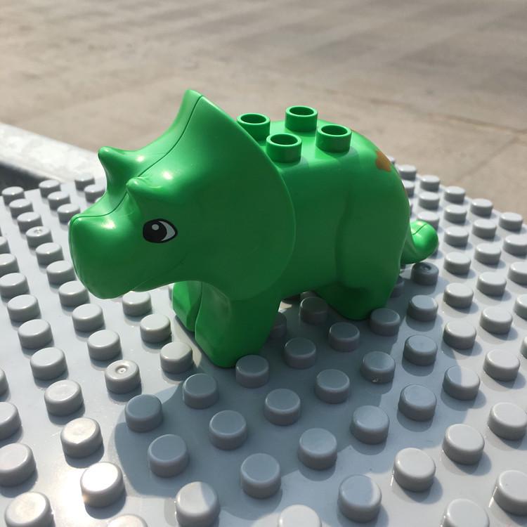 Gegele Lego-Compatible Building Blocks: Large Particles & Small Animal Accessories - Ocean, Zoo, Dinosaur Educational Toys