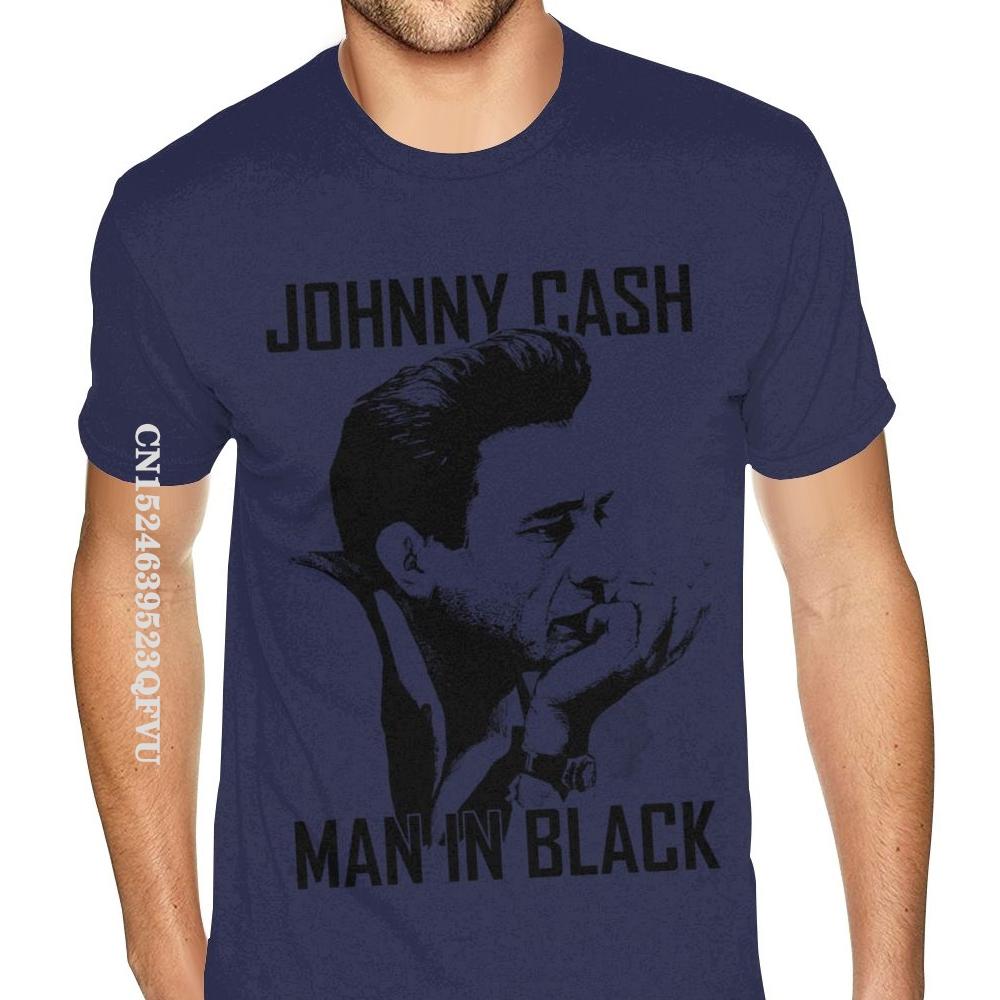 Pánské tričko Johnny Cash Pár Vysoce kvalitní tričko Muž Anglický styl Pánská trička Nízká cena Značka Top Vintage Tričko