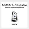 ABT1 Remote Car Key Case Cover Full Shell For Bmw F20 G20 G30 X1 X3 X4 X5 G05 X6 X7 G11 F15 F16 G01 G02 F48 Holder Keychain