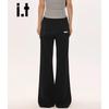 :CHOCOOLATE High-Waist Micro-Flare Casual Pants