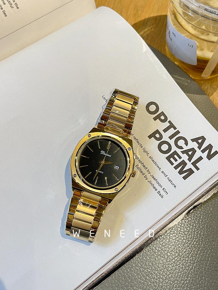 Large Dial Women'S Watch, Luxurious New Model, Fashionable, Vintage, And Minimalist Design, Perfect As A Gift For Women.