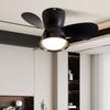 Ceiling Fans With LED Lamp Silent Fans High Wind 3 Speed Light Modern Retro Design for Bedroom Living Room Decor Home Lamp
