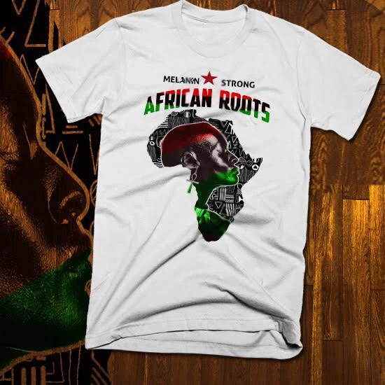 African Map T-Shirt Black History Month Melanated Ankh Wakanda Pride New tee 2XL