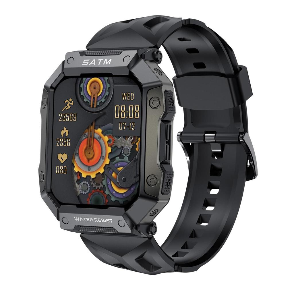 Rainbuvvy PG333 Smart Watch 1.92inch Touch Screen Bluetooth Call Heart Rate Sleep Monitoring Pedometer Outdoor Sports Watch