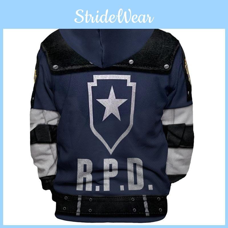 Evil Hoodies Resident Leon Scott Kennedy 3d Printed Pullover Cosplay Jacket Coat