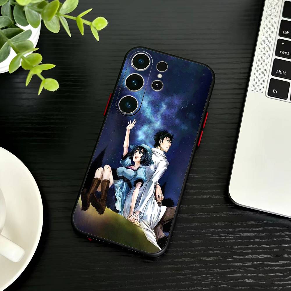 STEINS GATE F-Rintaro O-Okabe Phone Case For Samsung S26,S25,S24,S23,S22,S21,S20,S30,Ultra,Plus,Fe,Note,5G Black Cover
