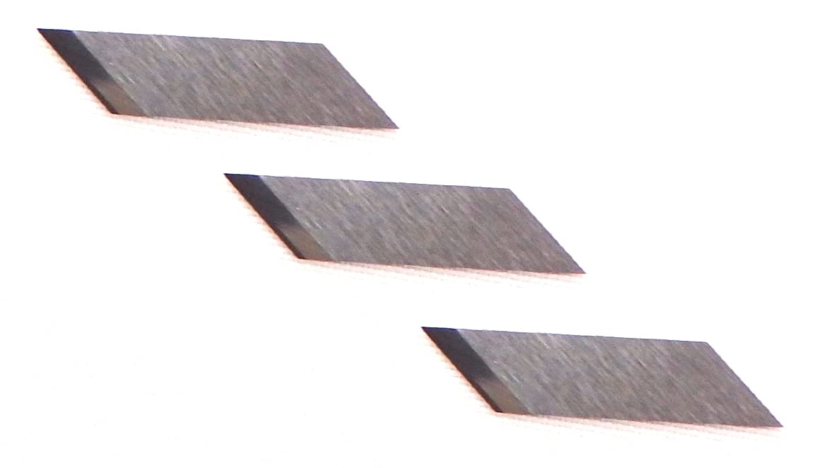 

2499 PPLS Mimaki Type Cutting Blade for Tangential Cutter Compatible Item Carbide Blade Set of 3 45°