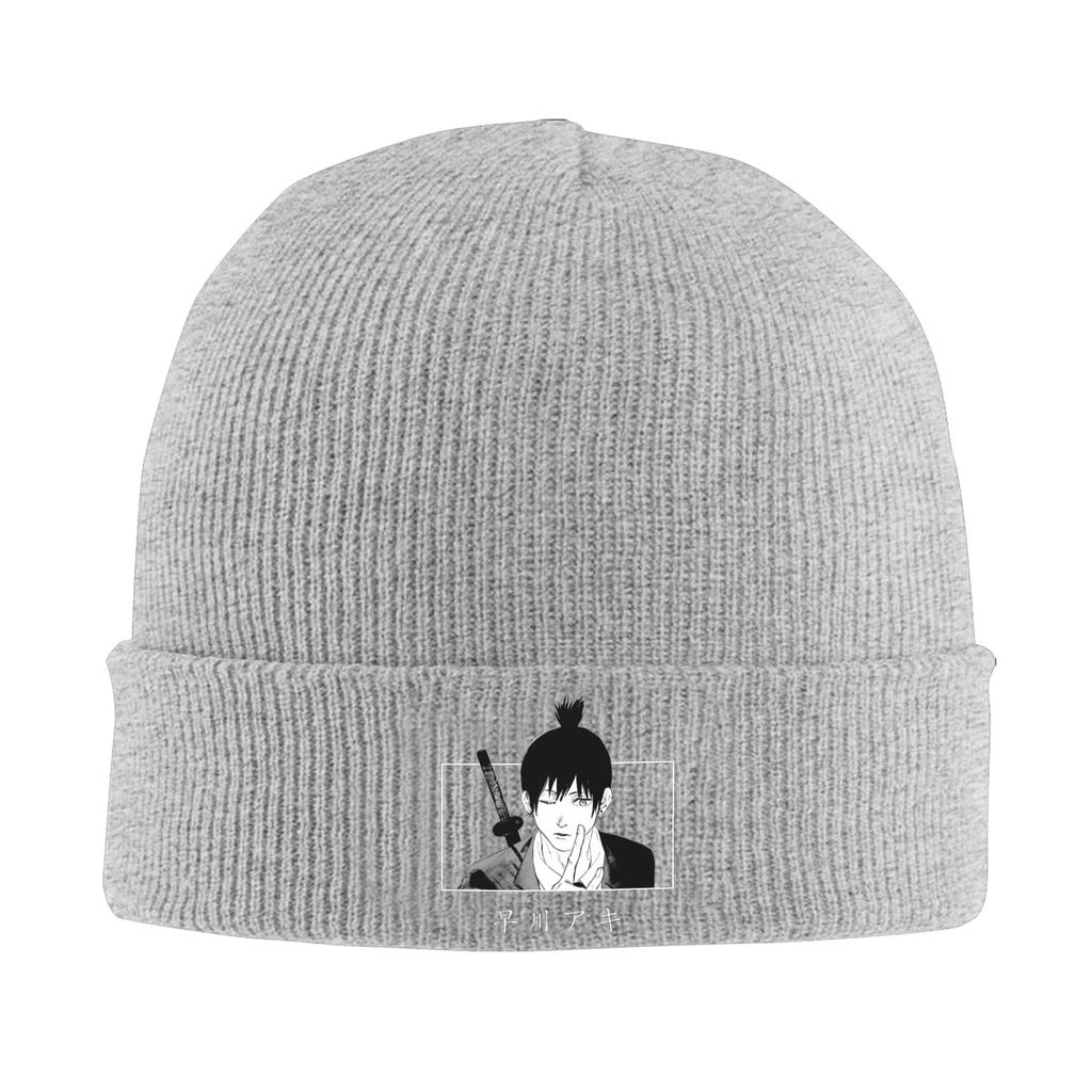 Chainsaw Man Aki Knit Hat Beanie Autumn Winter Hats Warm Acrylic New Anime Manga Cap For Men Women Gifts,