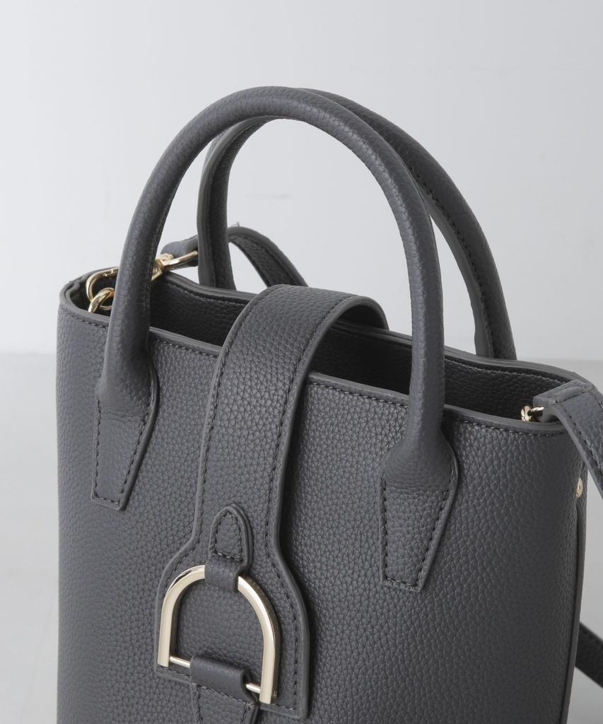 Nano Universe Buckle Mini Bag, Women's, F 037, Ivory, 669-4232305