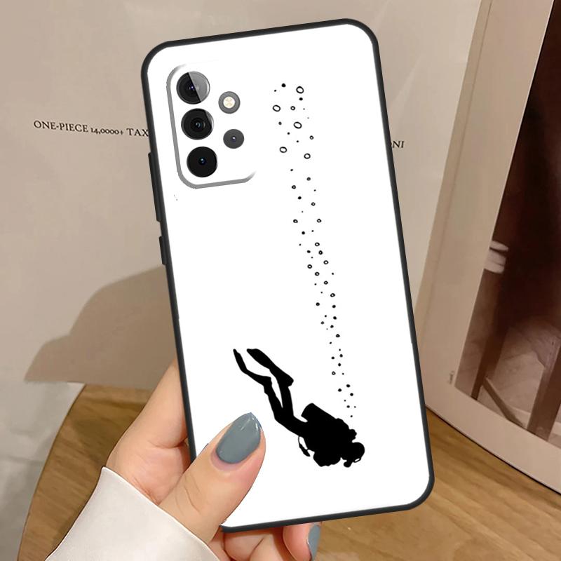 

Scuba Diver Diving Case For Samsung Galaxy A56 A36 A16 A06 A13 A33 A53 A52 A32 A12 A54 A34 A14 A35 A55 A17 A15 Samsung A14
