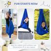 Swing for Children's Child Home Hammock Hangemock Adjustable Yoga Fitness Tool with Extension Straps Carabiner