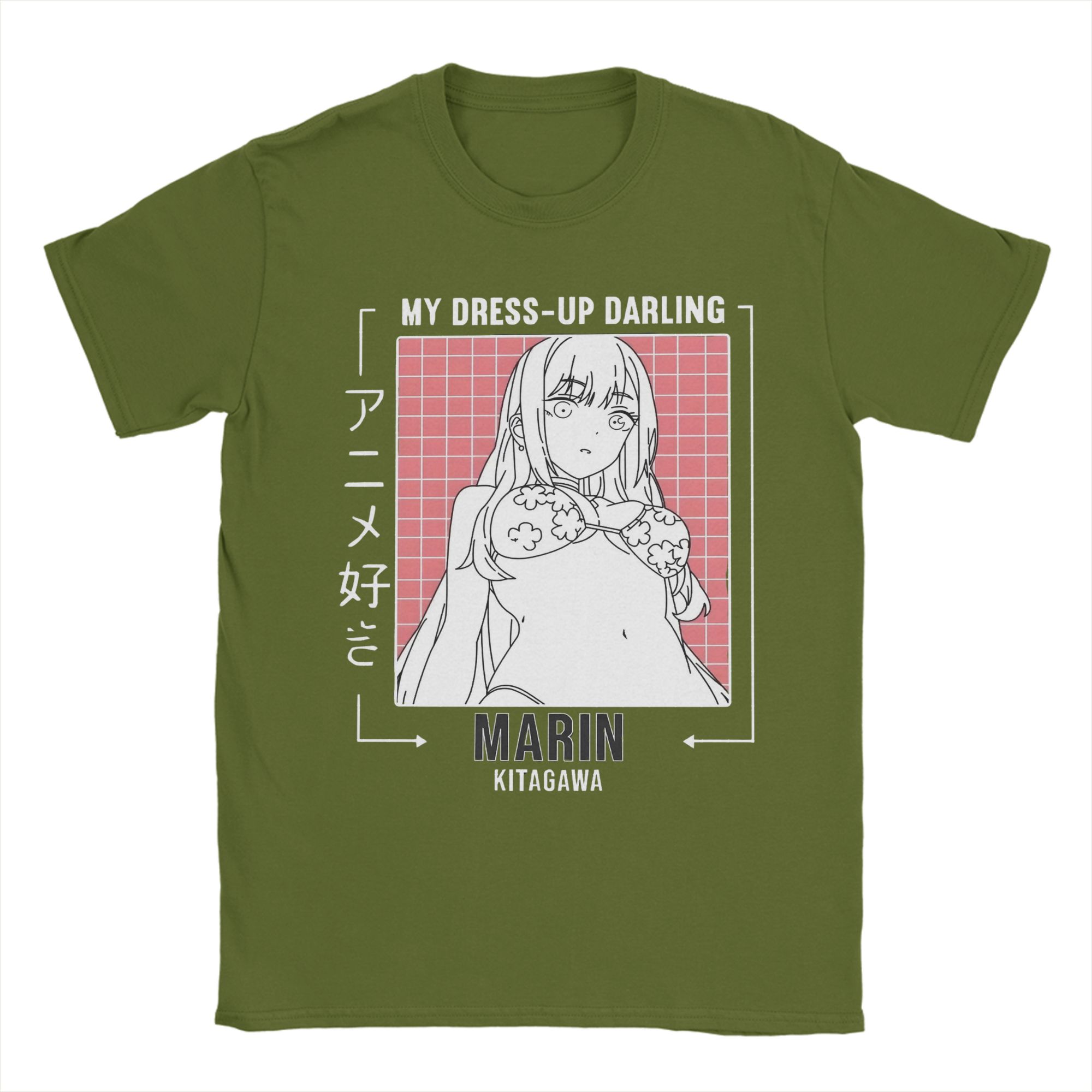 

Vintage Marin Kitagawa My Dress-Up Darling Anime T-Shirts for Men O Neck Pure Cotton T Shirt Short Sleeve Tee Shirt Summer Tops 4XL