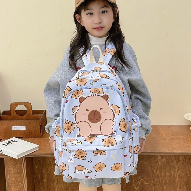 Adorable Animal Cartoon Backpack For Boys And Girls Stylish Large Capacity Kindergarten Bag School