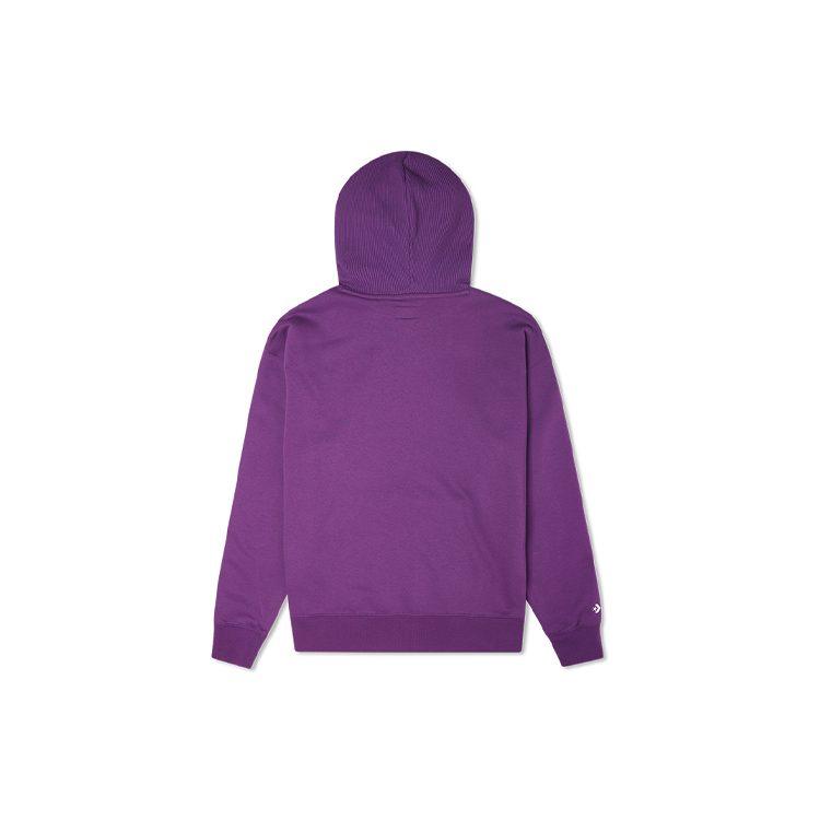 Converse Sweatshirts Men's Purple Hooded Moderate Regular 10021634-A01
