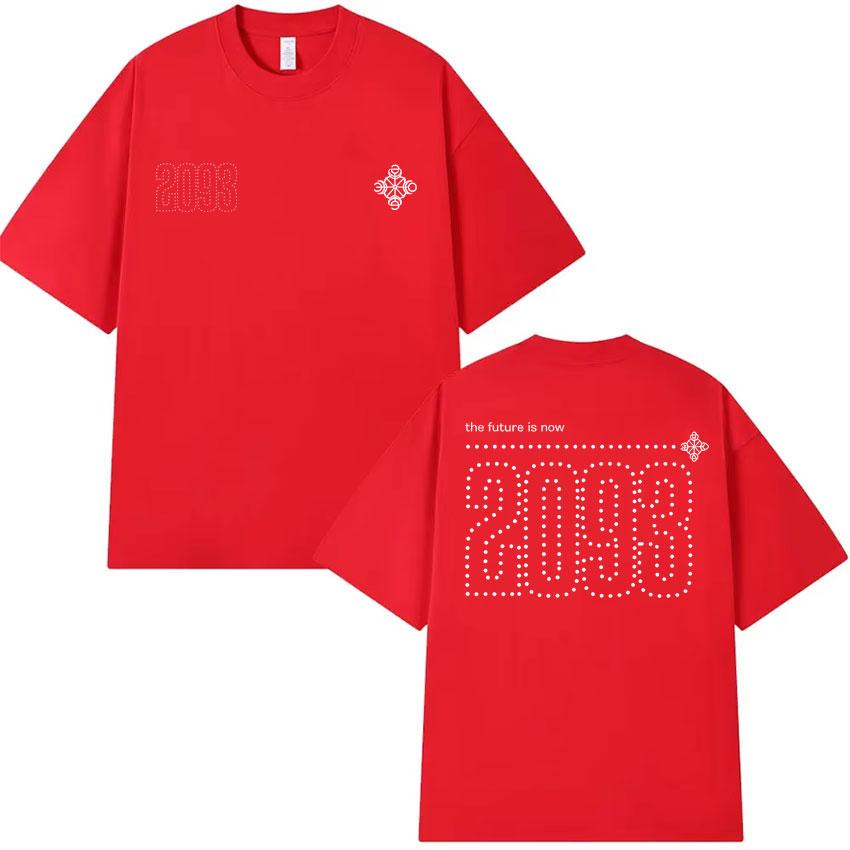 Rapper Yeat 2093 Grafisch Crewneck Print T-shirt Heren Hoge Kwaliteit Katoen Korte Mouwen Zomer Casual Oversized Comfortabel Y2K T-shirts
