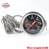Manomètre mécanique de température de l'eau (12V, 2"/52MM) - 40-120℃/100-250℉, Livré avec capteur NPT 1/2