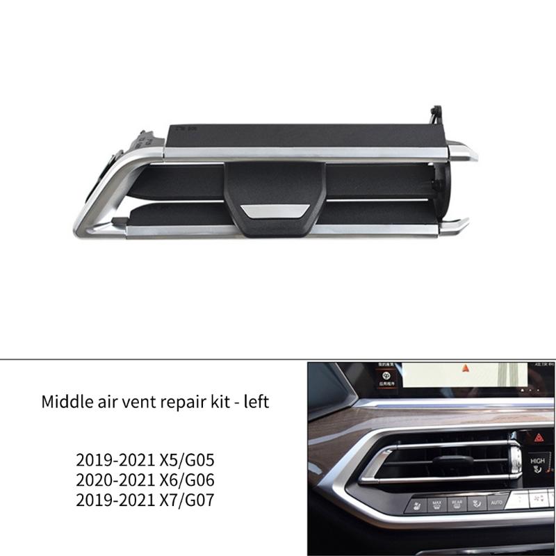 Car Front Left Right Middle A/C Vent Grilles Air Conditioner Slider Clip Repair Kit For G05 G06 G07