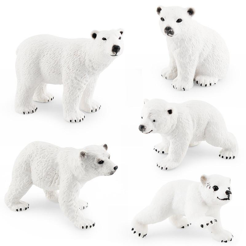 Arctic Pvc Detailed Polar Bear Model For Kids Imaginative Play And Learning