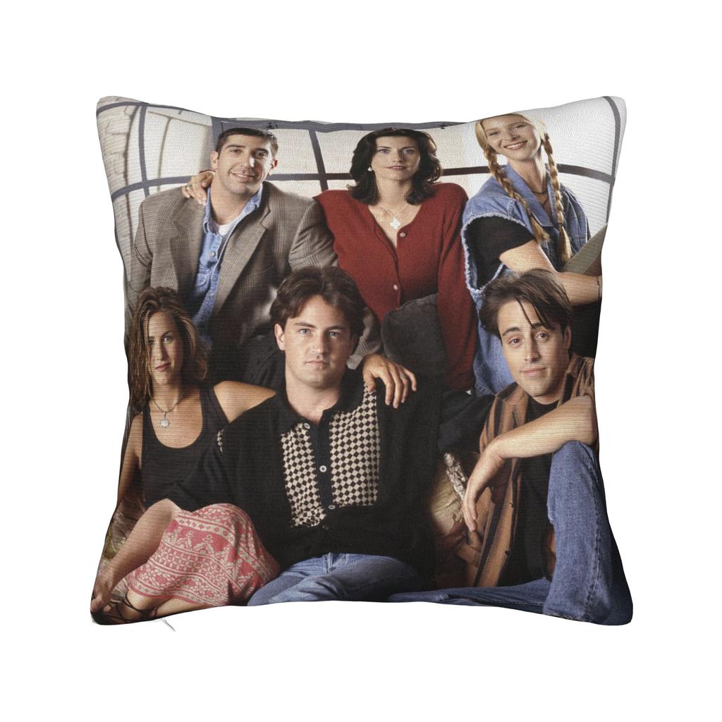Friends Tv Show Pillowcase Soft Fabric Cushion Cover Decoration Throw Pillow Case Cover Seat Dropshipping 40*40Cm