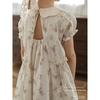 Girls' Romantic Floral Summer Dress