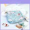Bolsa de Armazenamento de Absorventes Higiênicos Impermeável de Desenho Animado com Design de Menina Fofa para Viagem e Suprimentos de Maquiagem