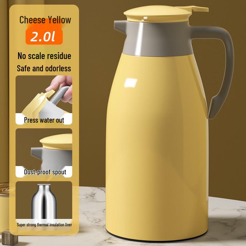 2024 Insulated Glass Thermos Flask - Large Capacity Water Kettle