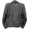 DOG FIGHT Black Leather Double Rider Jacket Jacket 38 blackUsed