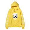 Satoru Gojo Hoodie Unisex Fleece Sweatshirt Dual Sleeve Vertical Japanese Kanji Manga Front Print Anime Pullover