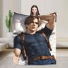 Leon Kennedy Resident Evils Blanket Quality Soft Warm Bedding Throws Spring Children Living Room Graphic Bedspread