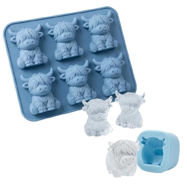 

Unique Silicone Ice Cubes Trays In Cattle Designs Fast Freeze Great For Cocktails Parties Restaurants Home 1