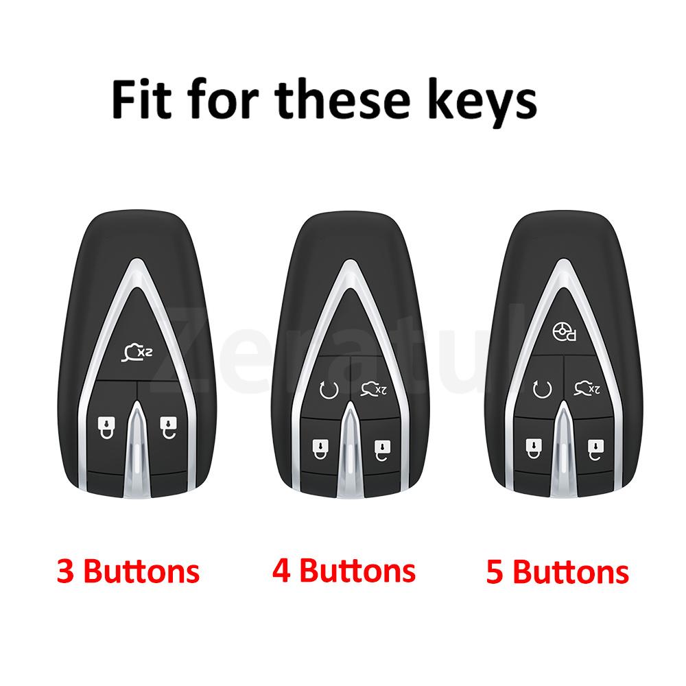 For Changan Eado Uni-T Uni K Oushang X5 X7 Ev Oshan Z6 Cs35 Plus Cs55 Cs75 Auto Accessories Soft Tpu Car Key Case Caps Holder