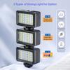 Waterproof Fill Light LED Diving Light 2700K 9000K Bi Color Temperature Mini LED Video Light Underwater 40M Built In