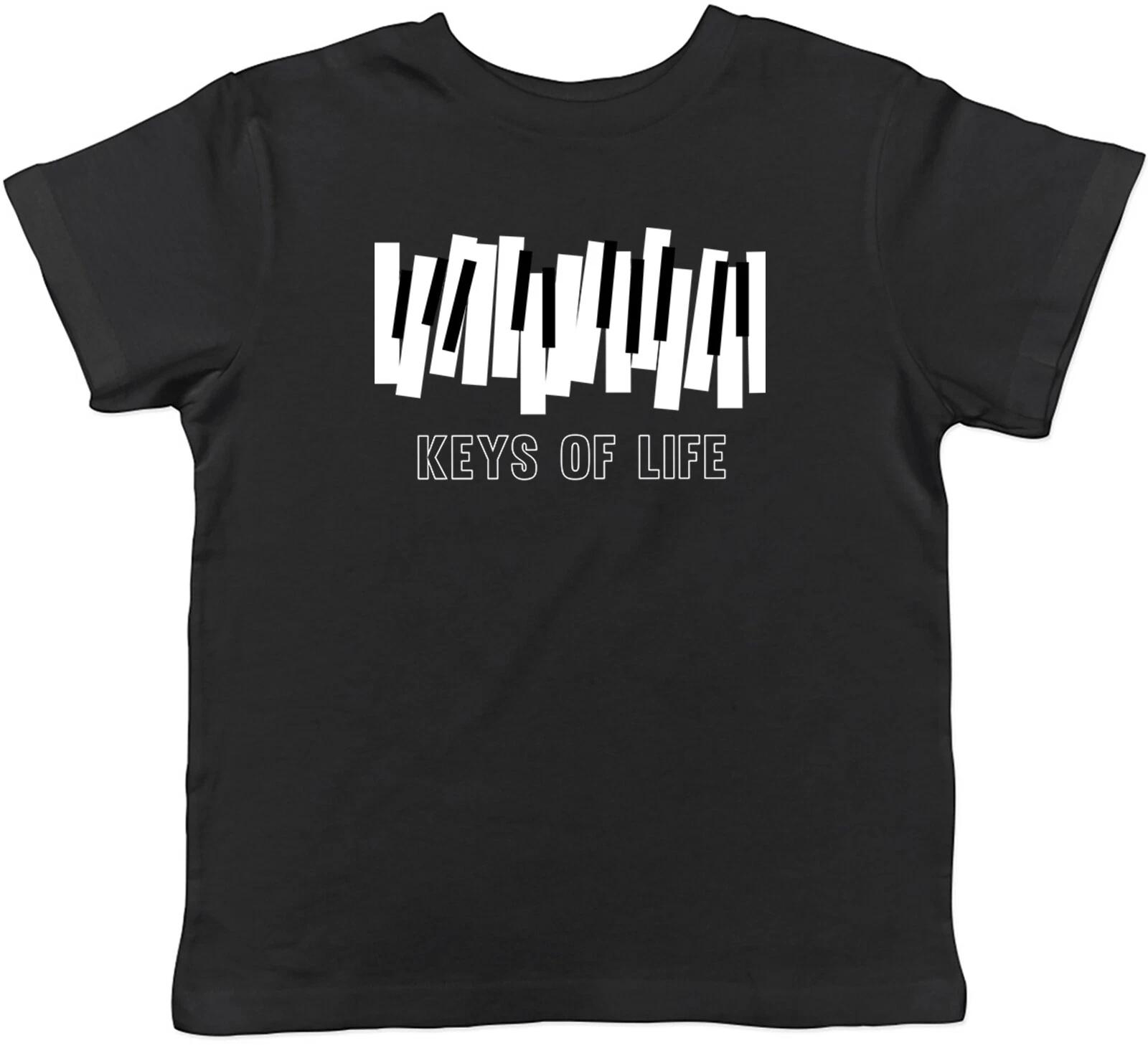 Funny Piano Kids T-Shirt Keys of life Keyboard Childrens Boys Girls Gift 140