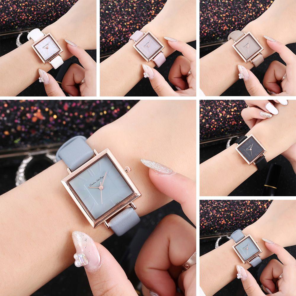 New Leather Belt Watches Fashionable Quartz WristWatch Quartz Watch Women Watch Casual Exquisite