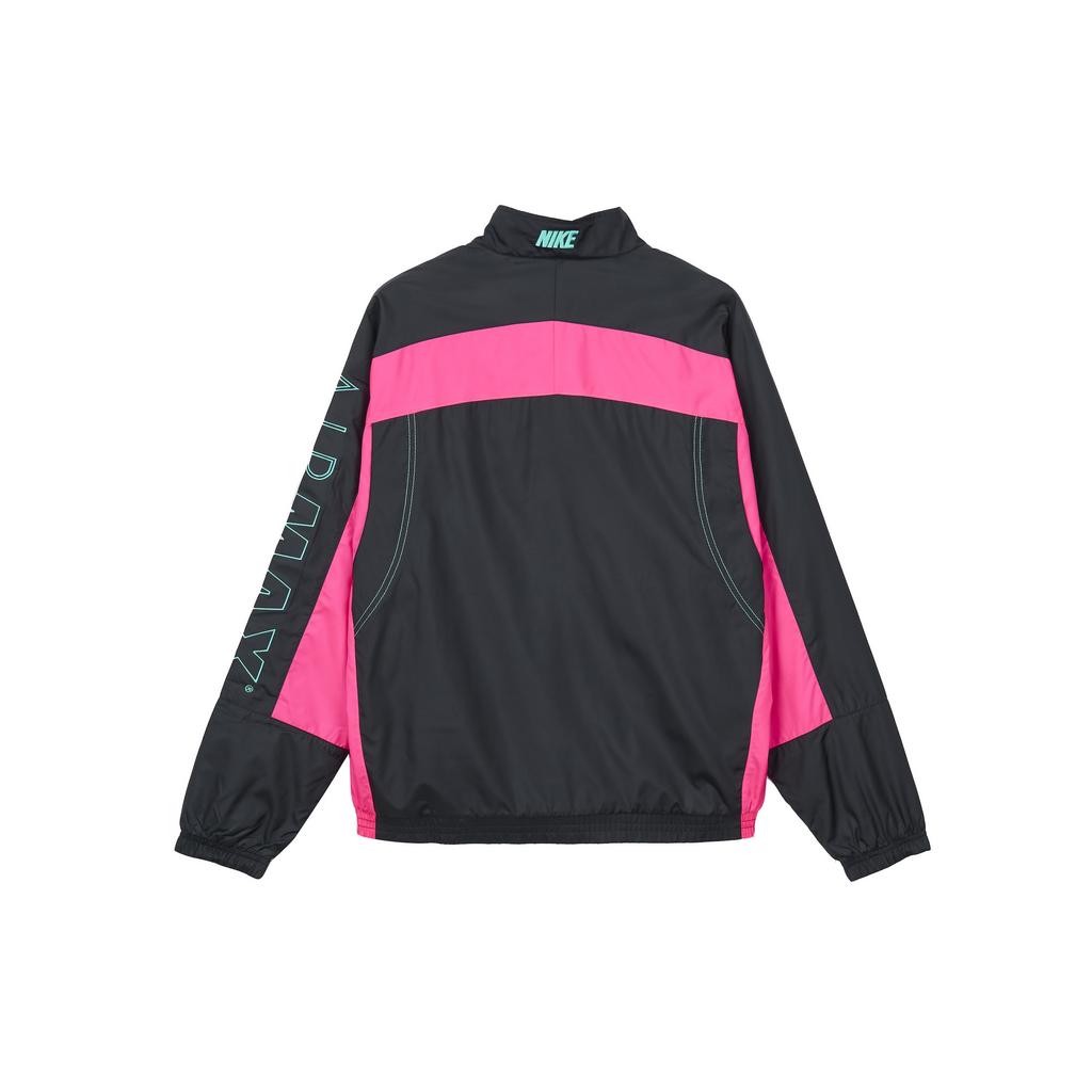 Nike x Atmos NRG Vintage Patchwork Track Jacket 'Black Hyper Pink Hyper Jade' Men's CD6132-011