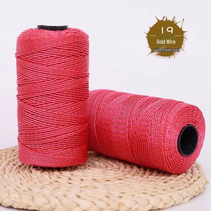 Příze z ledového hedvábí: Třívláknová příze pro ruční pletení a háčkování - Ideální na pantofle, tašky, čepice, návleky na hrnky a podsedáky do auta