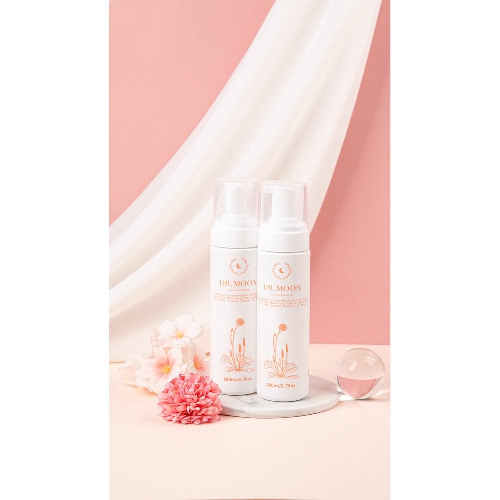 DRMOON Lactobacillus Lactocare Plantain Herb Feminine Cleanser Foam Type, 200ml, 2 Units