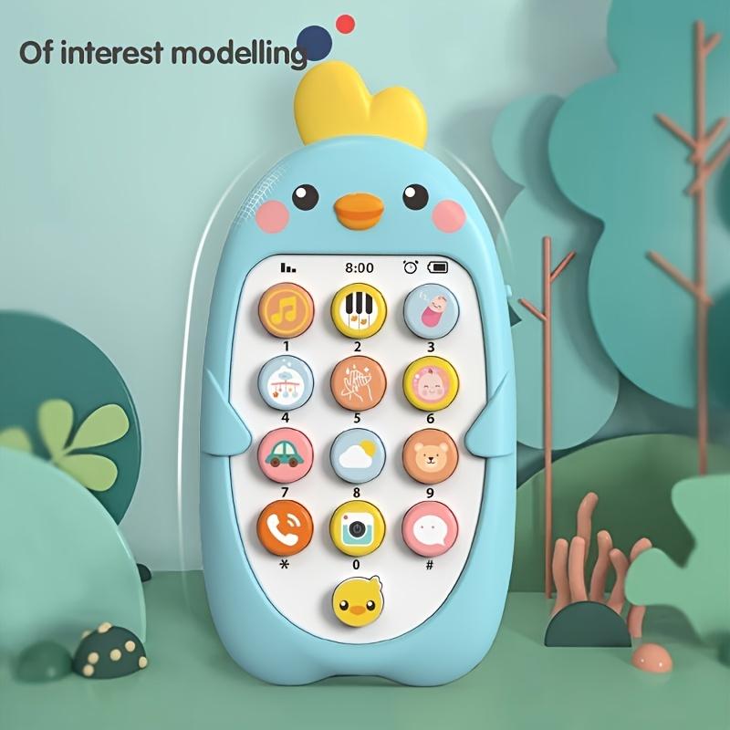 Handy-Spielzeug für Kinder, Mobiles Musikspielzeug, Lernmaschine Sicheres Telefon Musikmaschine Geschenk für Kinder Weihnachten Halloween-Geschenk