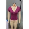 Spring Summer Slim Temperament Fashion Spice Deep V-neck T-shirt Women
