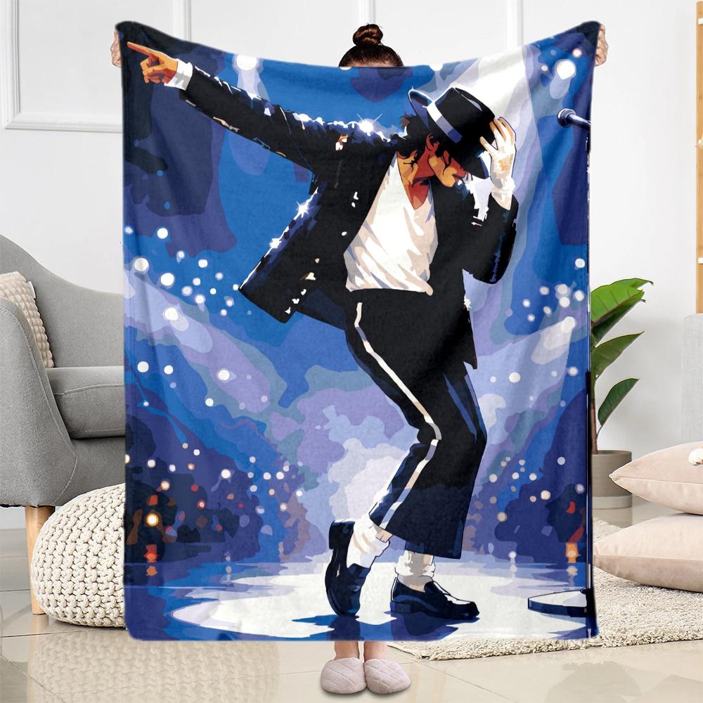 Michael Jackson Iconic Dance Blanket Comfortable Great For Sofa Bed Couch For All Occasions Stylish Decor Suitable For Gifting Relatives And Friends