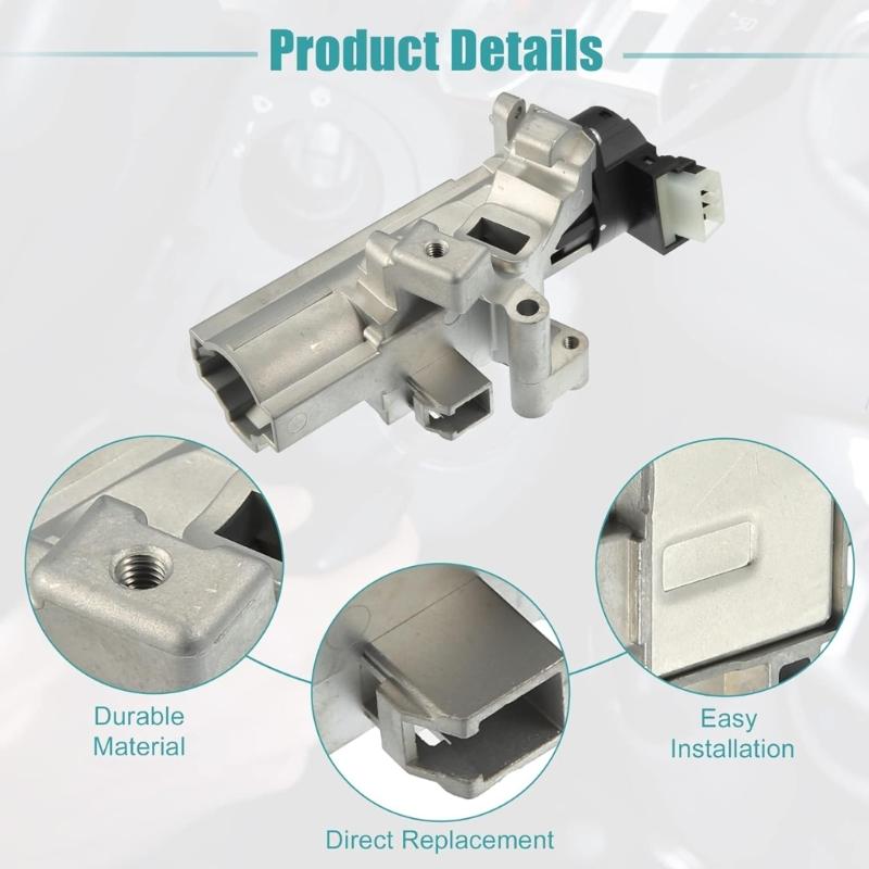 Vehicle Ignition Lock Assembly 15795322 Replacement Corrosion Resistant Lock Assembly with Sensor Stable Lock Metal